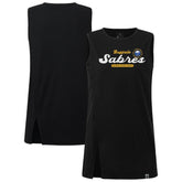 Buffalo Sabres Levelwear Women's Influx Monument Tank Top - Black - NHL 203145021