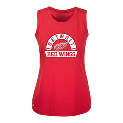 Detroit Red Wings Levelwear Women's Macy Banner Arch Tank Top - Red - NHL 203145026