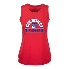 New York Rangers Levelwear Women's Macy Banner Arch Tank Top - Red - NHL 203145029