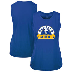 Buffalo Sabres Levelwear Women's Macy Banner Arch Tank Top - Royal - NHL 203145033
