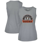 Anaheim Ducks Levelwear Women's Macy Banner Arch Tank Top - Gray - NHL 203145038