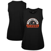 Philadelphia Flyers Levelwear Women's Macy Banner Arch Tank Top - Black - NHL 203145041