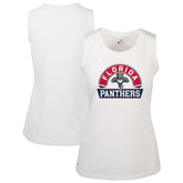 Florida Panthers Levelwear Women's Macy Banner Arch Tank Top - White - NHL 203145064