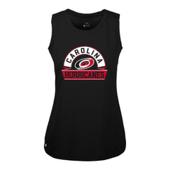 Carolina Hurricanes Levelwear Women's Macy Banner Arch Tank Top - Black - NHL 203145066