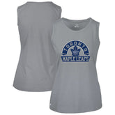 Toronto Maple Leafs Levelwear Women's Macy Banner Arch Tank Top - Gray - NHL 203145076