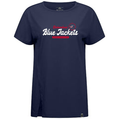 Columbus Blue Jackets Levelwear Women's Influx Monument T-Shirt - Navy - NHL 203145085