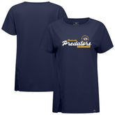 Nashville Predators Levelwear Women's Influx Monument T-Shirt - Navy - NHL 203145087