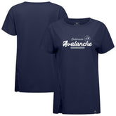 Colorado Avalanche Levelwear Women's Influx Monument T-Shirt - Navy - NHL 203145088