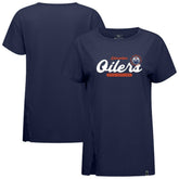 Edmonton Oilers Levelwear Women's Influx Monument T-Shirt - Navy - NHL 203145099