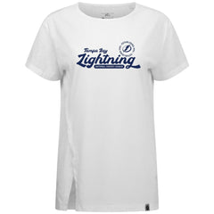 Tampa Bay Lightning Levelwear Women's Influx Monument T-Shirt - White - NHL 203145102