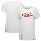 Detroit Red Wings Levelwear Women's Influx Monument T-Shirt - White - NHL 203145105