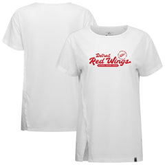 Detroit Red Wings Levelwear Women's Influx Monument T-Shirt - White - NHL 203145105