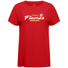 Calgary Flames Levelwear Women's Influx Monument T-Shirt - Red - NHL 203145112
