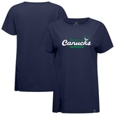 Vancouver Canucks Levelwear Women's Influx Monument T-Shirt - Navy - NHL 203145116
