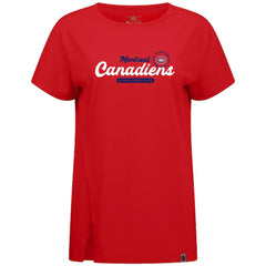 Montreal Canadiens Levelwear Women's Influx Monument T-Shirt - Red - NHL 203145117