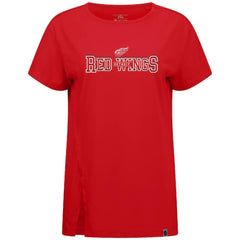 Detroit Red Wings Levelwear Women's Influx Journey T-Shirt - Red - NHL 203145142
