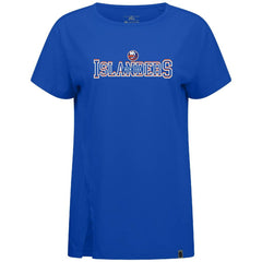 New York Islanders Levelwear Women's Influx Journey T-Shirt - Royal - NHL 203145148