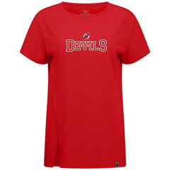 New Jersey Devils Levelwear Women's Influx Journey T-Shirt - Red - NHL 203145166