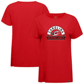Carolina Hurricanes Levelwear Women's Influx Banner Arch T-Shirt - Red - NHL 203145198