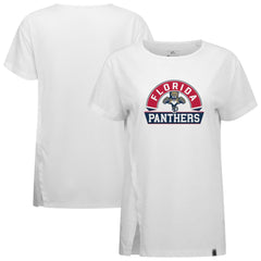 Florida Panthers Levelwear Women's Influx Banner Arch T-Shirt - White - NHL 203145201