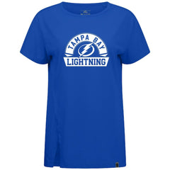 Tampa Bay Lightning Levelwear Women's Influx Banner Arch T-Shirt - Royal - NHL 203145202