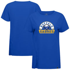 Buffalo Sabres Levelwear Women's Influx Banner Arch T-Shirt - Royal - NHL 203145209