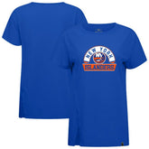 New York Islanders Levelwear Women's Influx Banner Arch T-Shirt - Royal - NHL 203145210