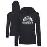 Los Angeles Kings Levelwear Women's Relay Banner Arch Pullover Hoodie - Black - NHL 203145238