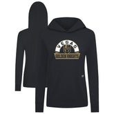 Vegas Golden Knights Levelwear Women's Relay Banner Arch Pullover Hoodie - Black - NHL 203145244