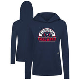 Washington Capitals Levelwear Women's Relay Banner Arch Pullover Hoodie - Navy - NHL 203145256