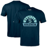 Seattle Kraken Levelwear Richmond Banner Arch T-Shirt - Navy - NHL 203145279