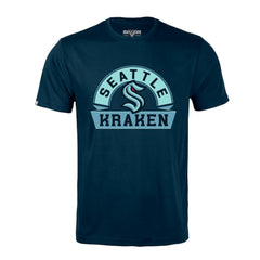 Seattle Kraken Levelwear Richmond Banner Arch T-Shirt - Navy - NHL 203145279