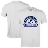Tampa Bay Lightning Levelwear Richmond Banner Arch T-Shirt - White - NHL 203145287