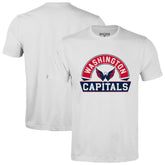 Washington Capitals Levelwear Richmond Banner Arch T-Shirt - White - NHL 203145291