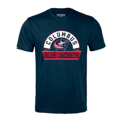 Columbus Blue Jackets Levelwear Richmond Banner Arch T-Shirt - Navy - NHL 203145307