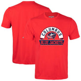 Columbus Blue Jackets Levelwear Richmond Banner Arch T-Shirt - Red - NHL 203145309