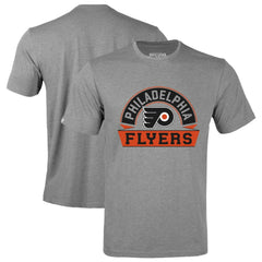 Philadelphia Flyers Levelwear Richmond Banner Arch T-Shirt - Gray - NHL 203145313