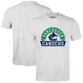 Vancouver Canucks Levelwear Richmond Banner Arch T-Shirt - White - NHL 203145314