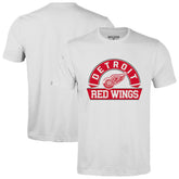 Detroit Red Wings Levelwear Richmond Banner Arch T-Shirt - White - NHL 203145337