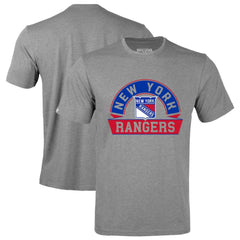 New York Rangers Levelwear Richmond Banner Arch T-Shirt - Gray - NHL 203145338