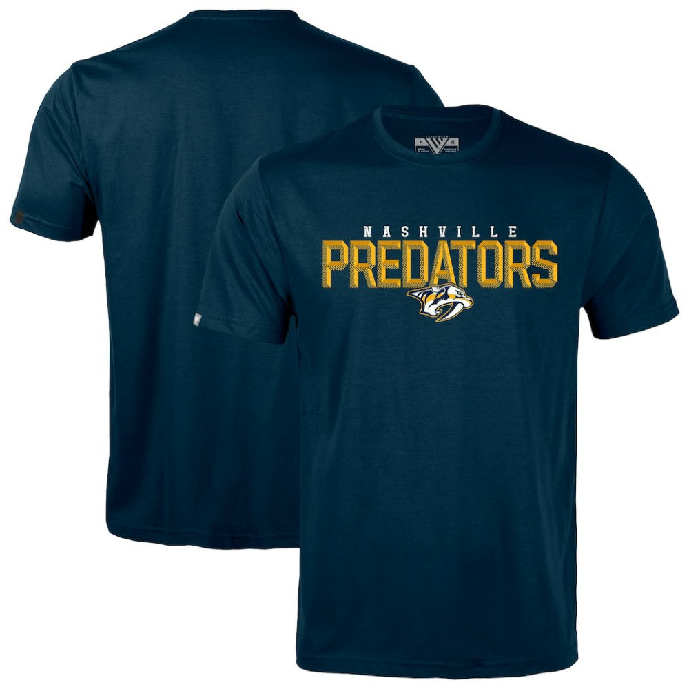 Nashville Predators Levelwear Richmond Carve T-Shirt - Navy - NHL 203145370