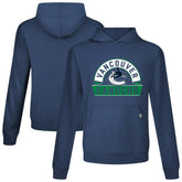Vancouver Canucks Levelwear Relay Banner Arch Pullover Hoodie - Navy - NHL 203145412