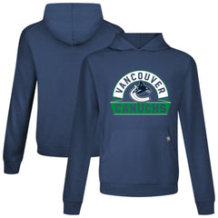 Vancouver Canucks Levelwear Relay Banner Arch Pullover Hoodie - Navy - NHL 203145412