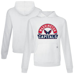 Washington Capitals Levelwear Relay Banner Arch Pullover Hoodie - White - NHL 203145430