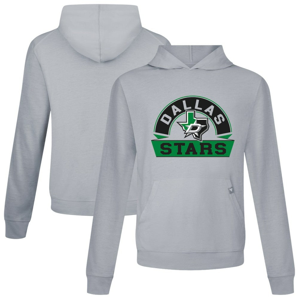 Dallas Stars Levelwear Relay Banner Arch Pullover Hoodie - Gray - NHL 203145431