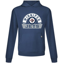 Winnipeg Jets Levelwear Relay Banner Arch Pullover Hoodie - Navy - NHL 203145442