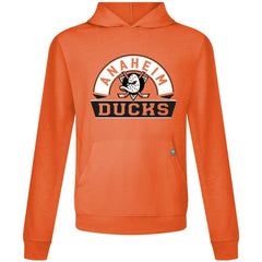 Anaheim Ducks Levelwear Relay Banner Arch Pullover Hoodie - Orange - NHL 203145450