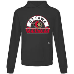 Ottawa Senators Levelwear Relay Banner Arch Pullover Hoodie - Black - NHL 203145460
