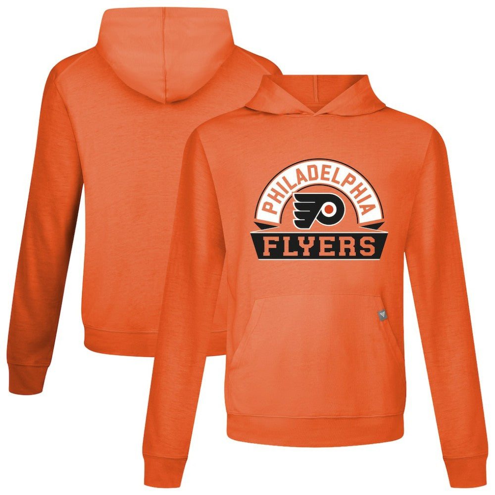 Philadelphia Flyers Levelwear Relay Banner Arch Pullover Hoodie - Orange - NHL 203145462