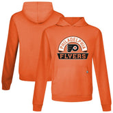 Philadelphia Flyers Levelwear Relay Banner Arch Pullover Hoodie - Orange - NHL 203145462
